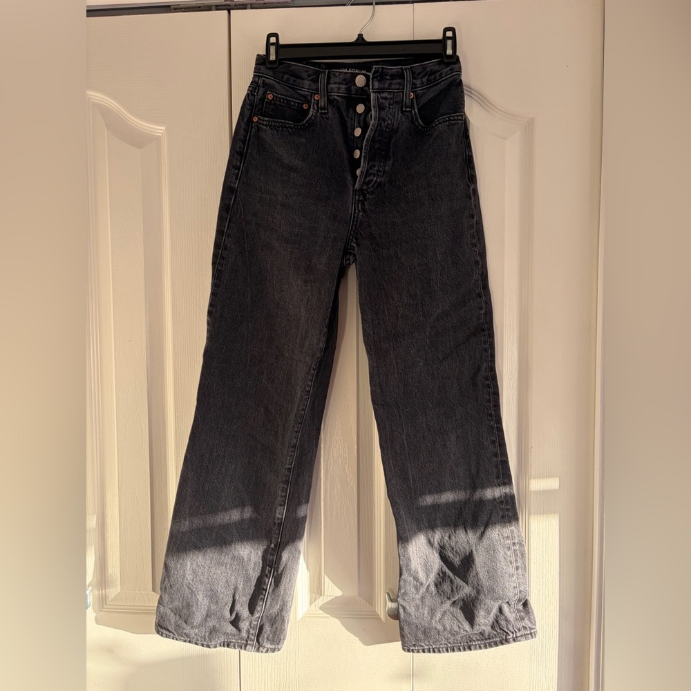 Denim Forum Black High-Rise Women’s Jeans
